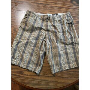 Fossil plaid shorts RN 92638 size 34
